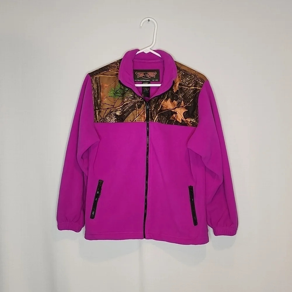 Trail Crest Purple Zip Up Sweatshirt Size XS Long Sleeve